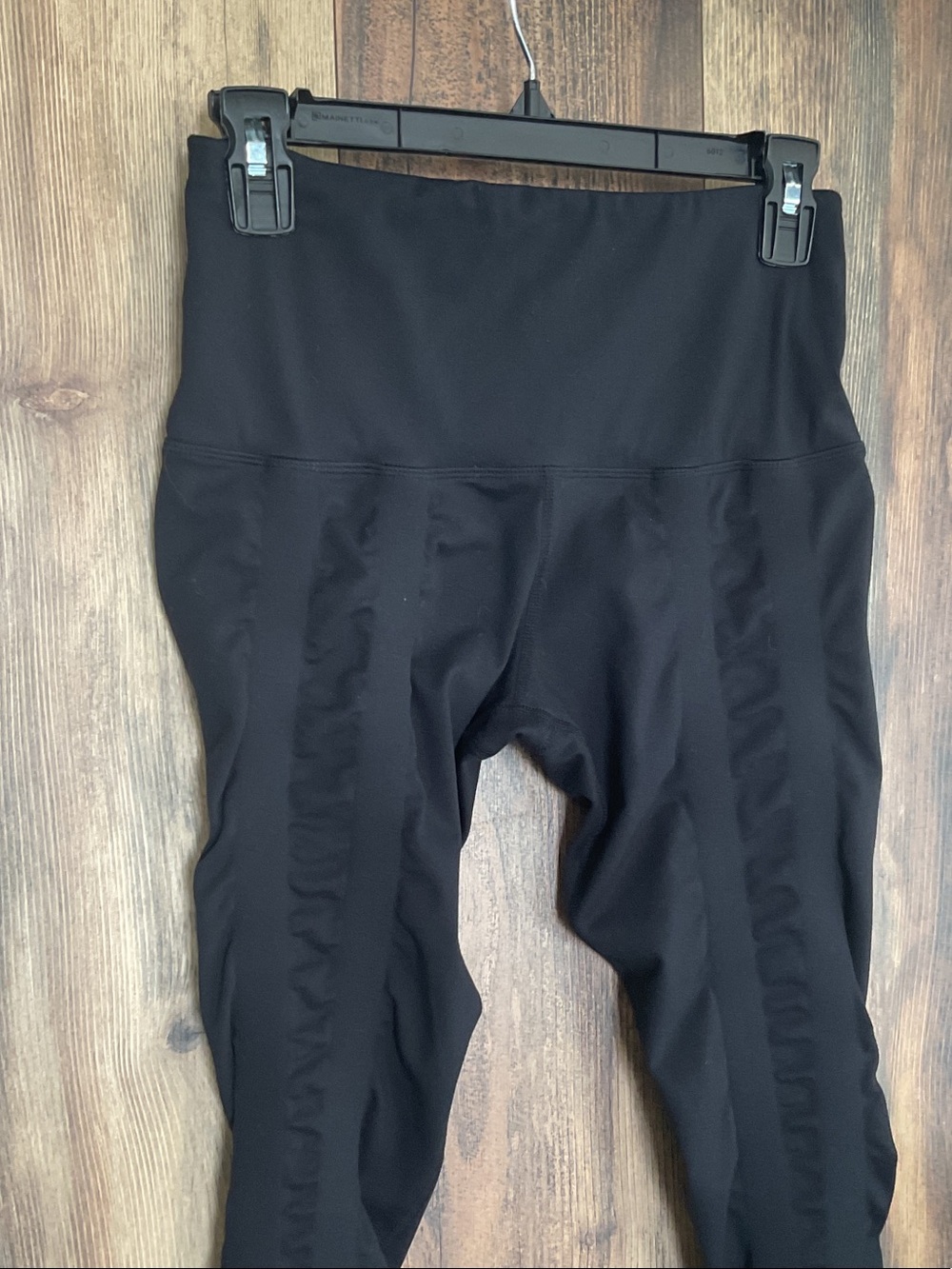 SweetFlex Black Seam-Detail Active Compression Leggings 8 183B